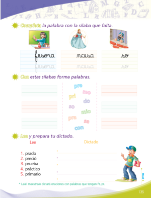 1ro. de primaria ( LENGUAJE Y MATEMÁTICAS) - Imagen 8